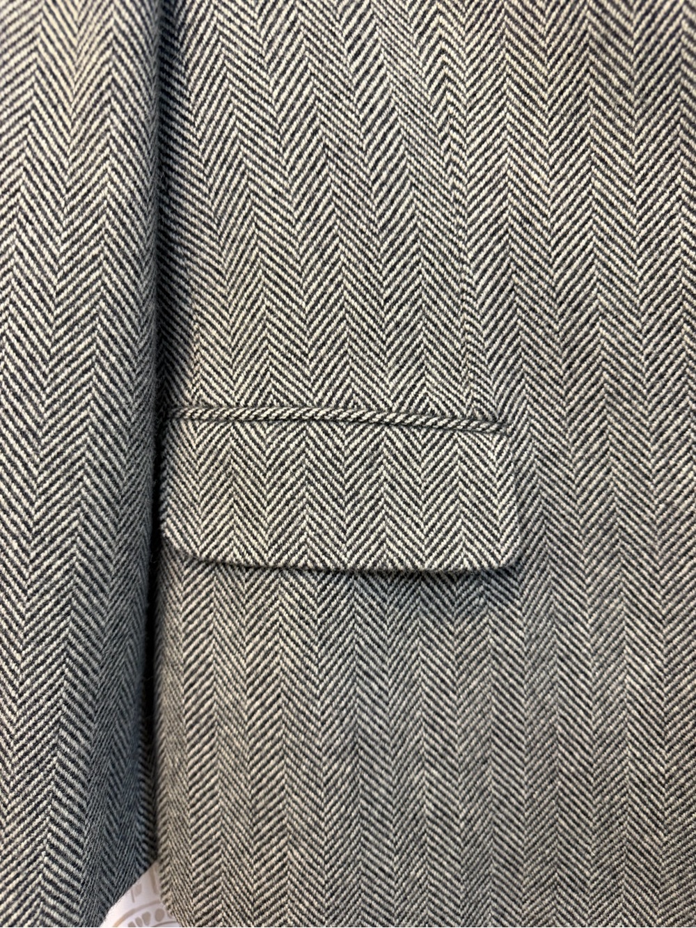 Lauren Ralph Lauren Wool Herringbone Blazer Women’s 14 - Picture 9 of 15